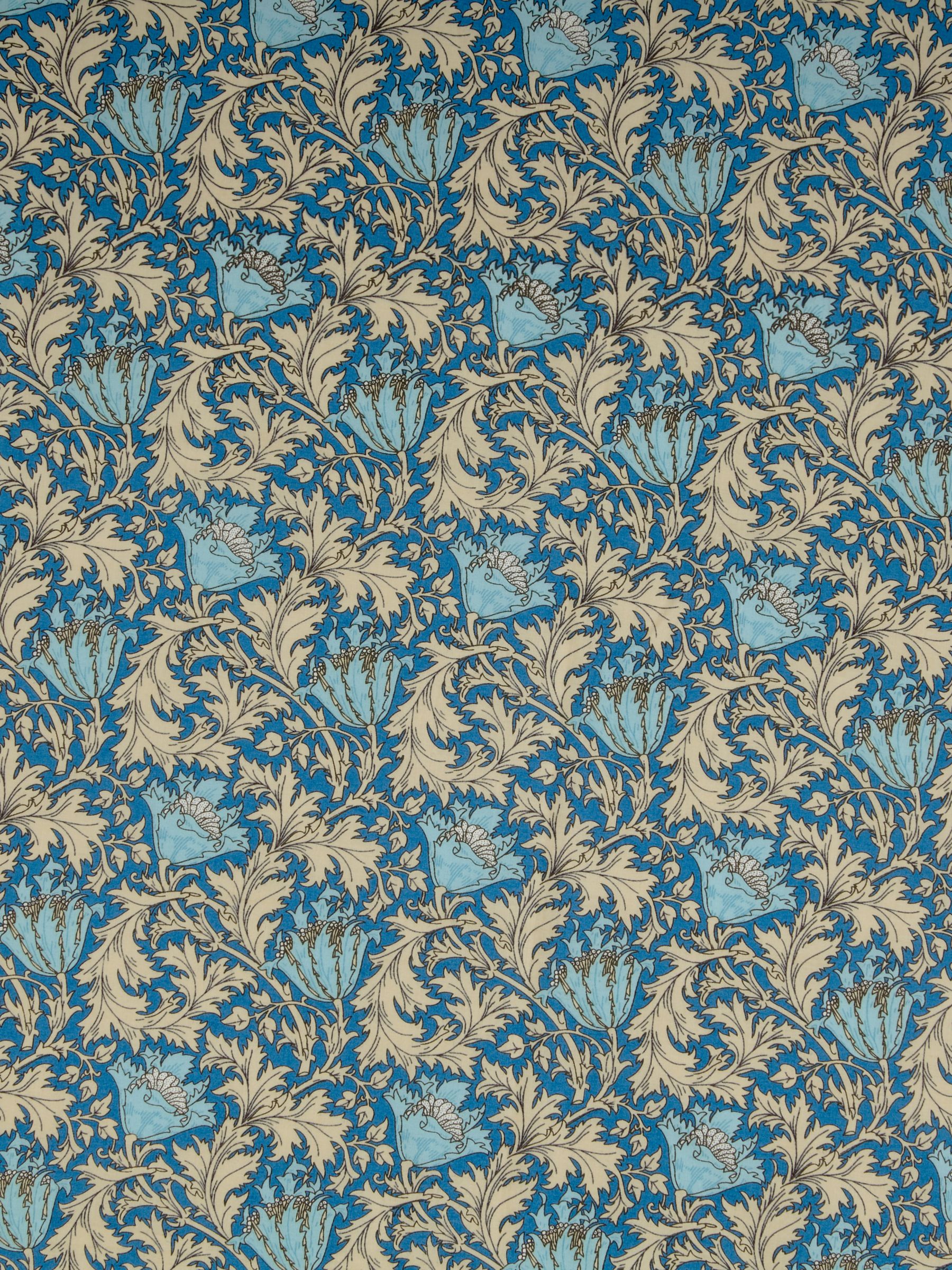 Peter Horton Textiles Cornflower Print Cotton Fabric, Blue
