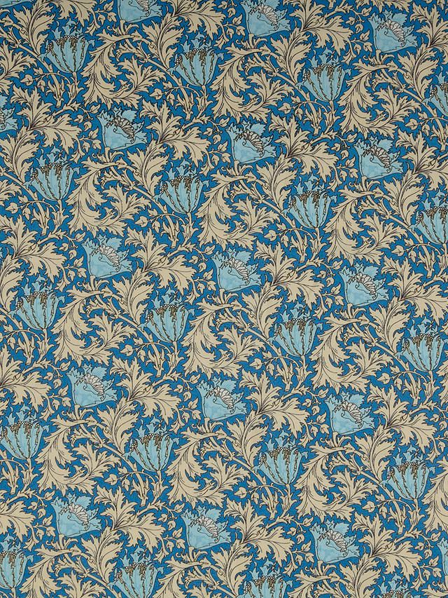 Spendlove Cornflower Print Cotton Fabric, Blue