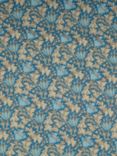 Peter Horton Textiles Cornflower Print Cotton Fabric, Blue