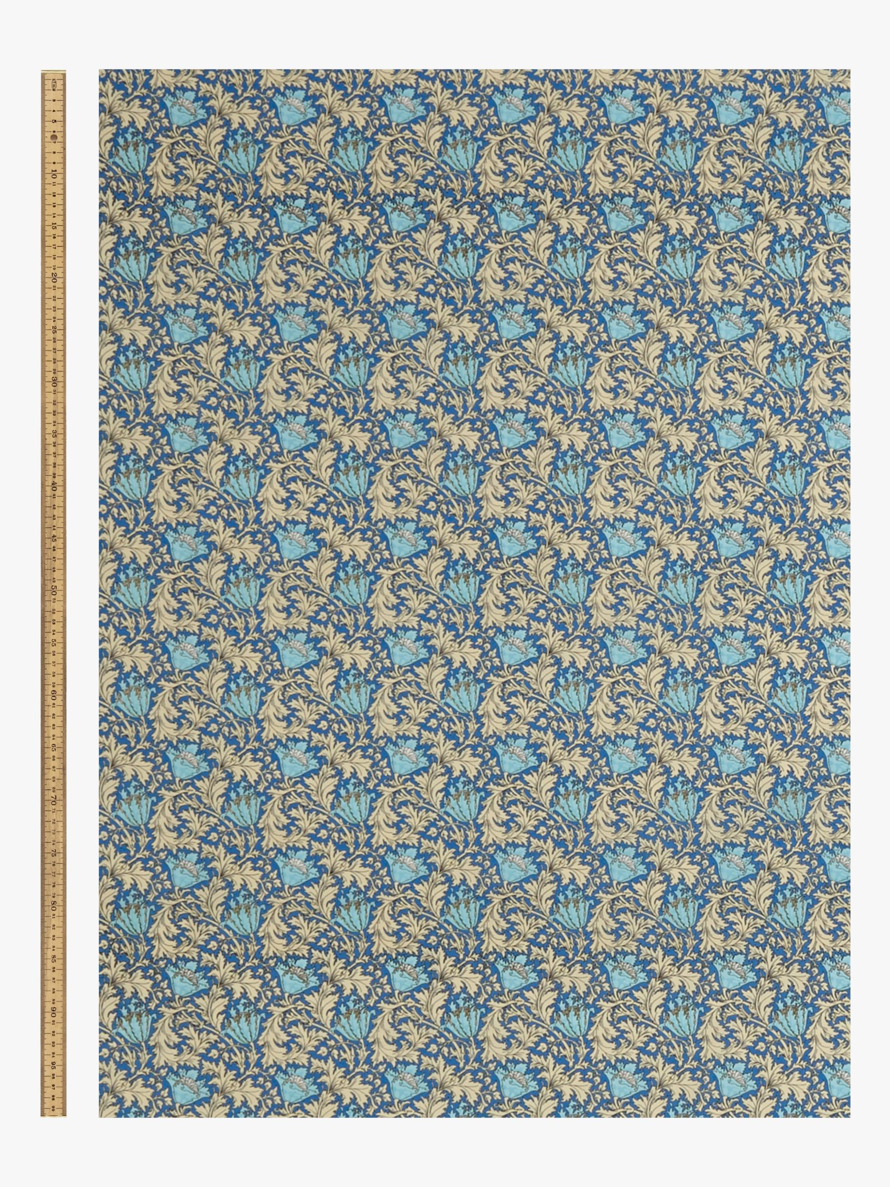 Peter Horton Textiles Cornflower Print Cotton Fabric, Blue