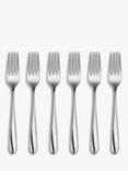 John Lewis Arc Pastry Forks, Set of 6