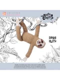 Knitty Critters Sammi The Sloth Crochet Kit