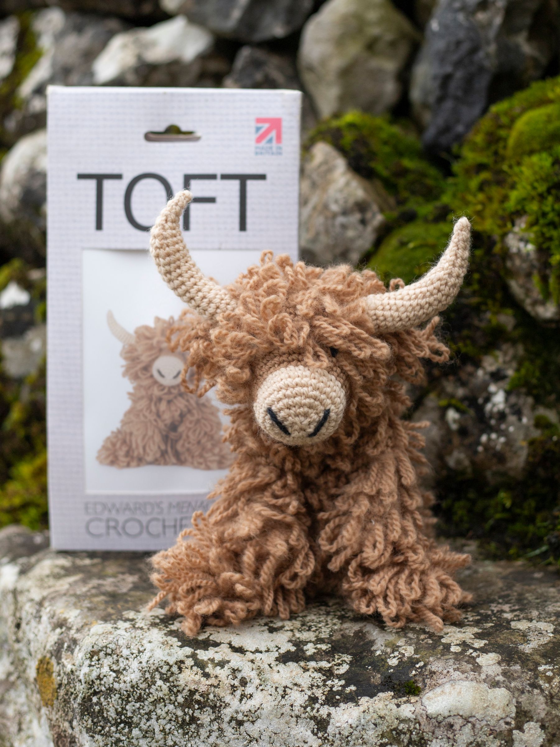 TOFT Morag The Highland Cow Crochet Kit at John Lewis & Partners