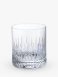 Dartington Crystal Limelight Cut Glass Tumblers, Set of 2, 380ml, Clear
