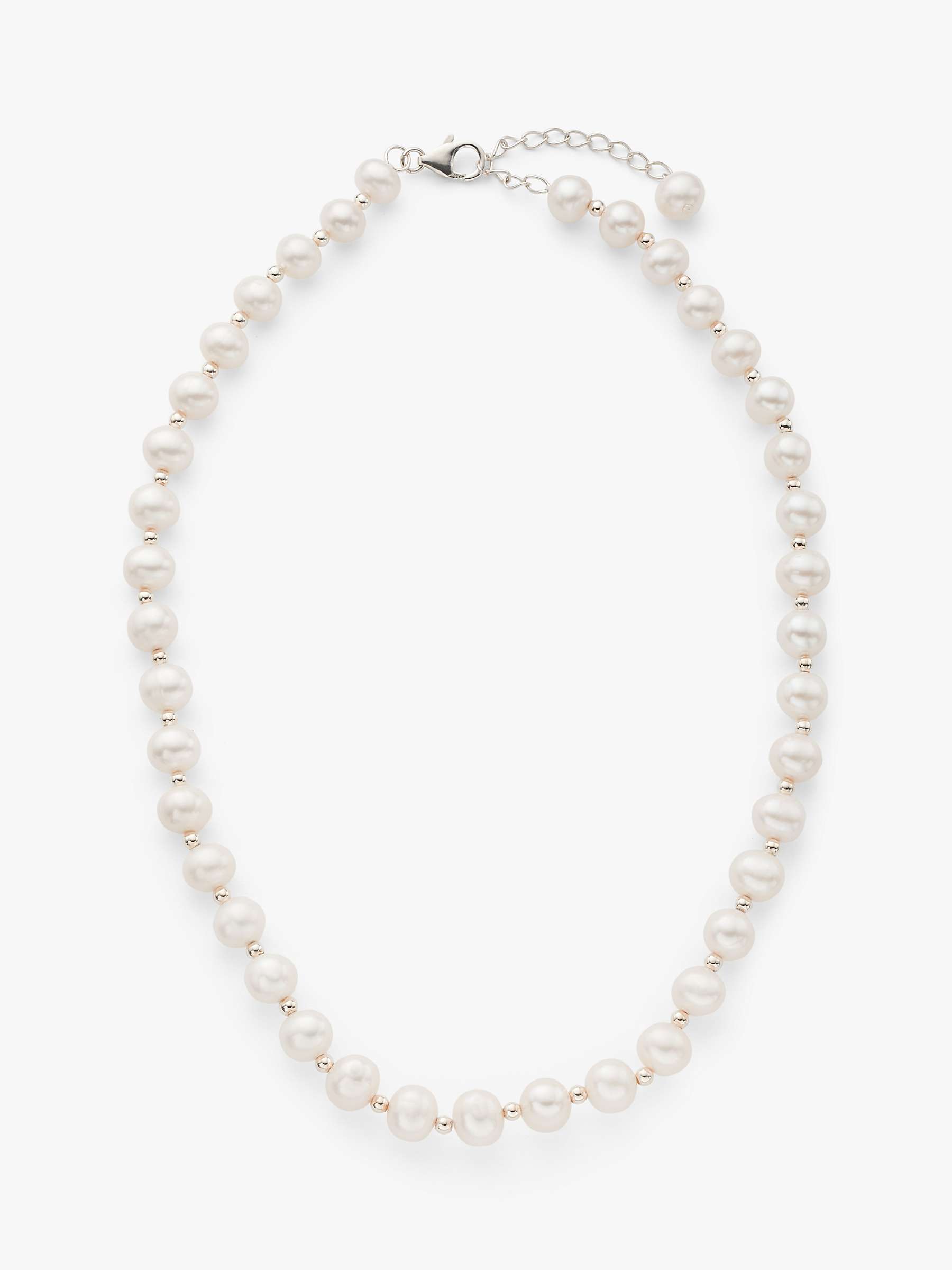 Buy Lido Freshwater Pearl Necklace, White Online at johnlewis.com