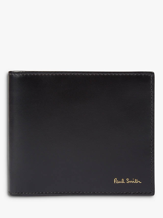Paul Smith Interior Signature Stripe Leather Wallet, Black
