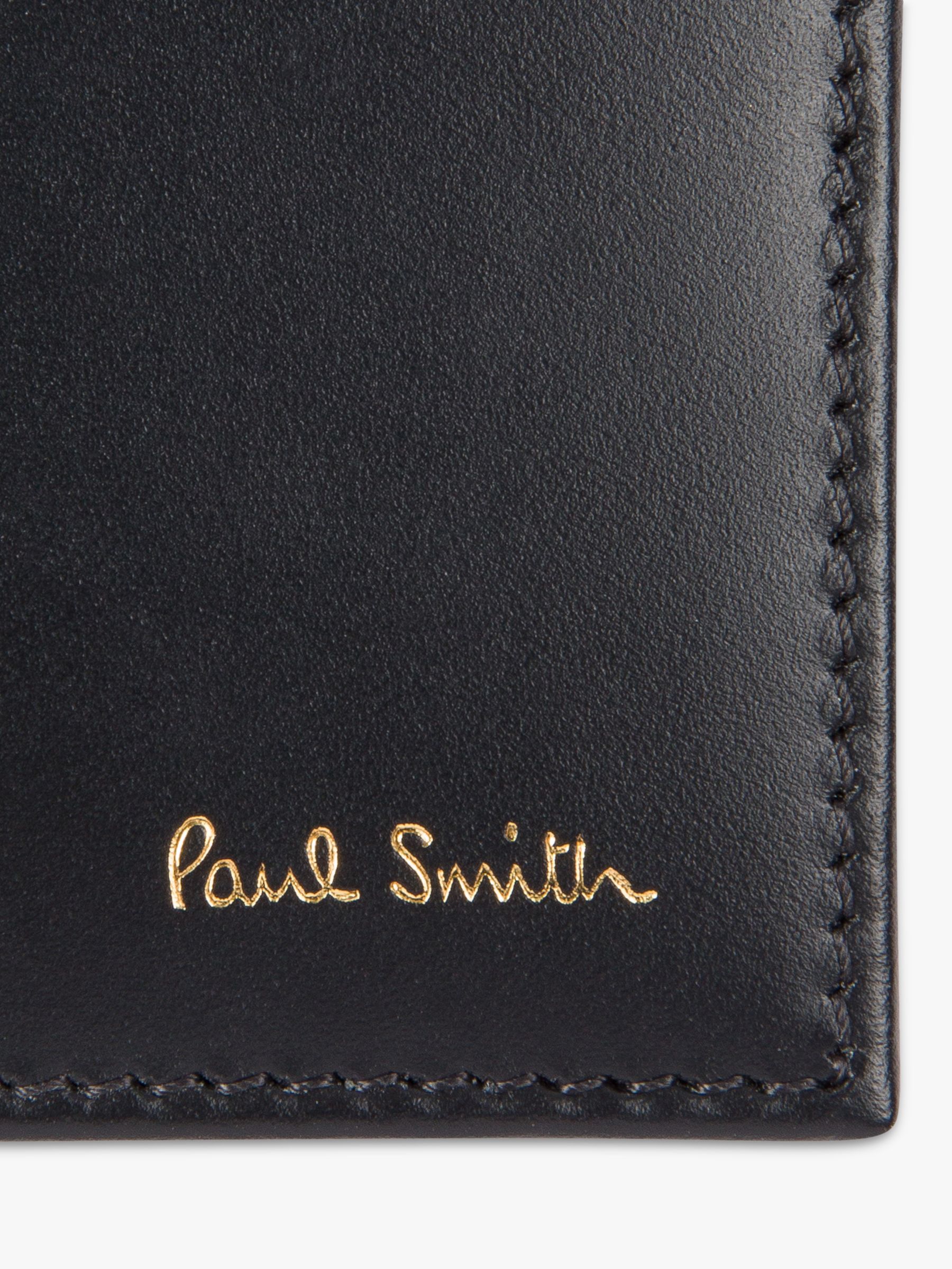 Paul Smith Interior Signature Stripe Leather Wallet, Black at John ...