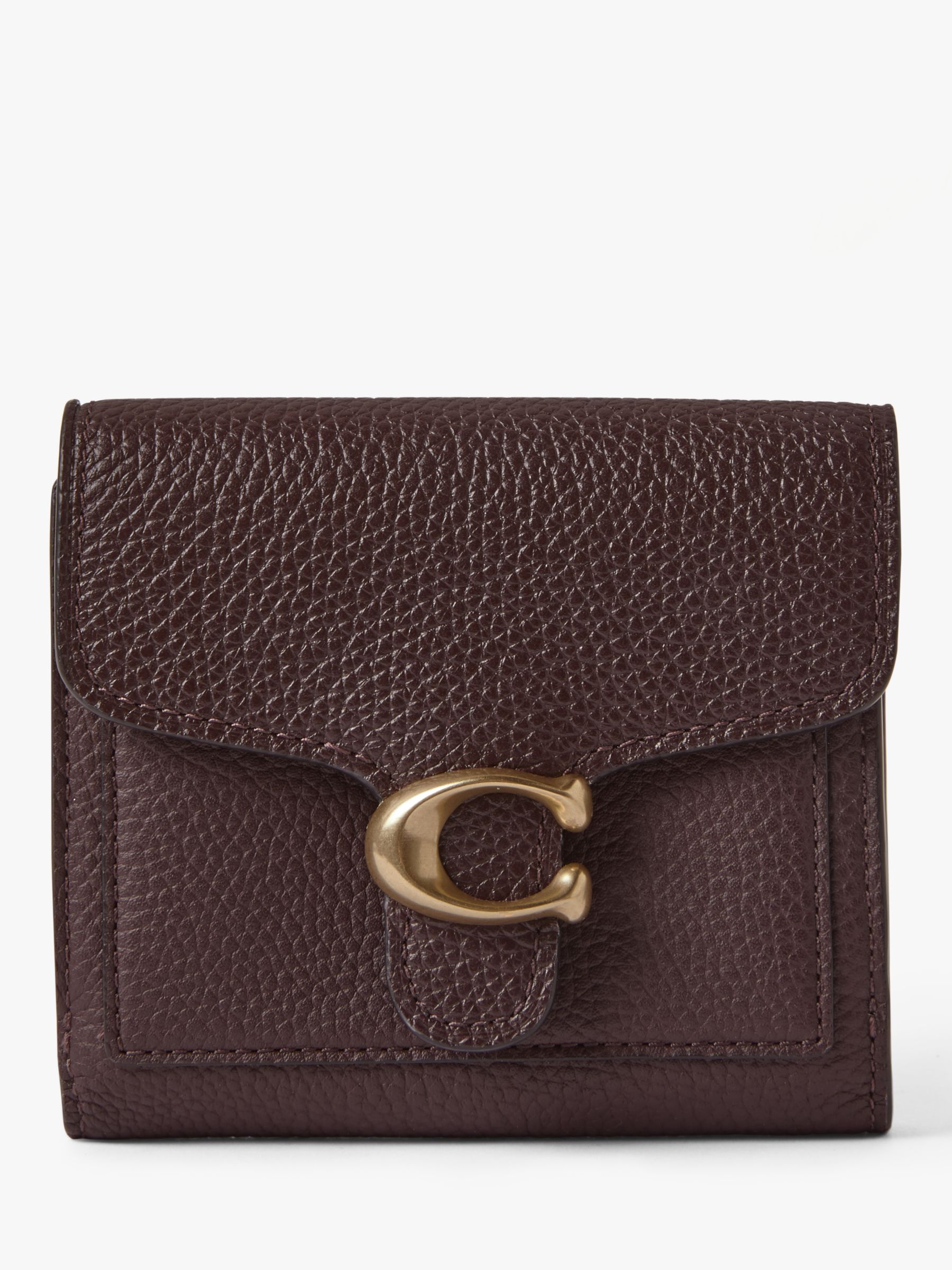 oxblood coach wallet