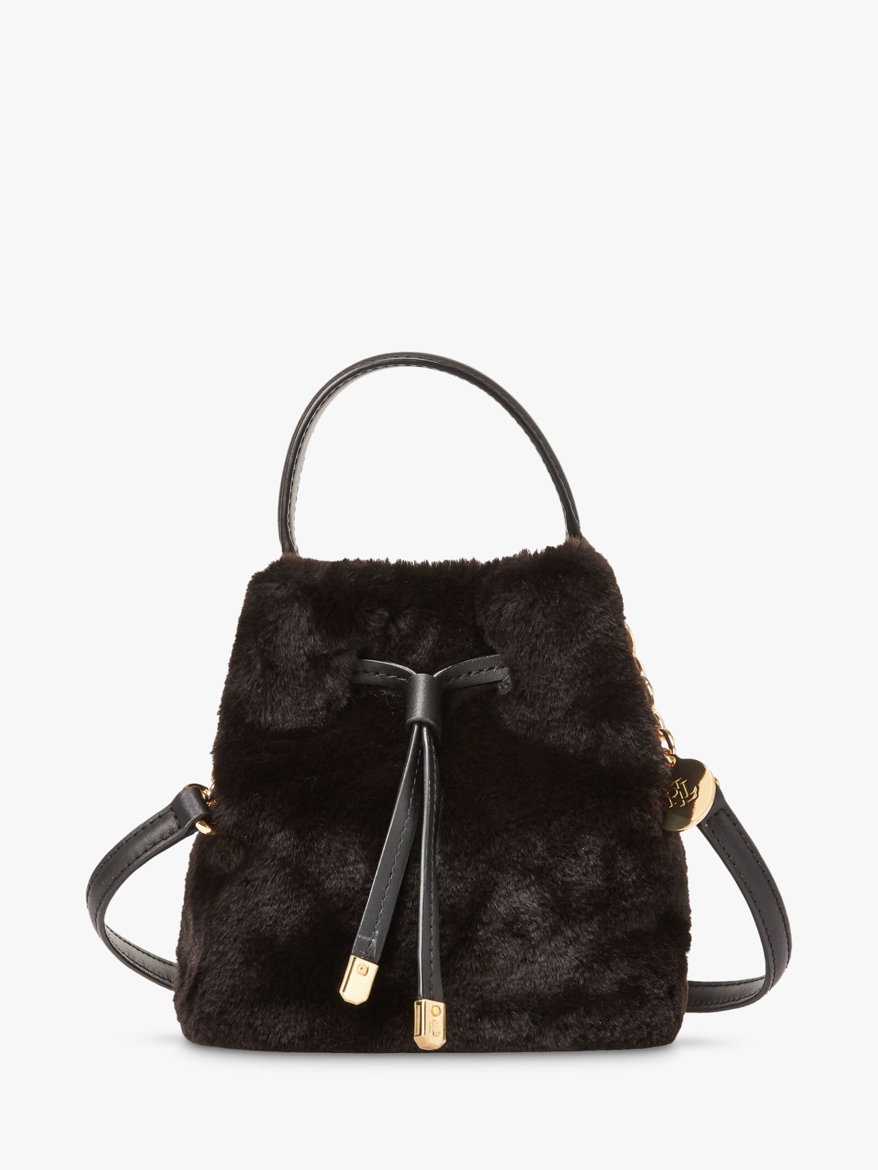 fur bucket bag