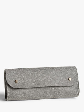 John Lewis & Partners Recycled Leather Sunglasses Case