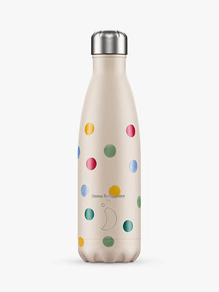 Chilly's Emma Bridgewater Polka Dot Insulated Leak-Proof Drinks Bottle, 500ml, Multi