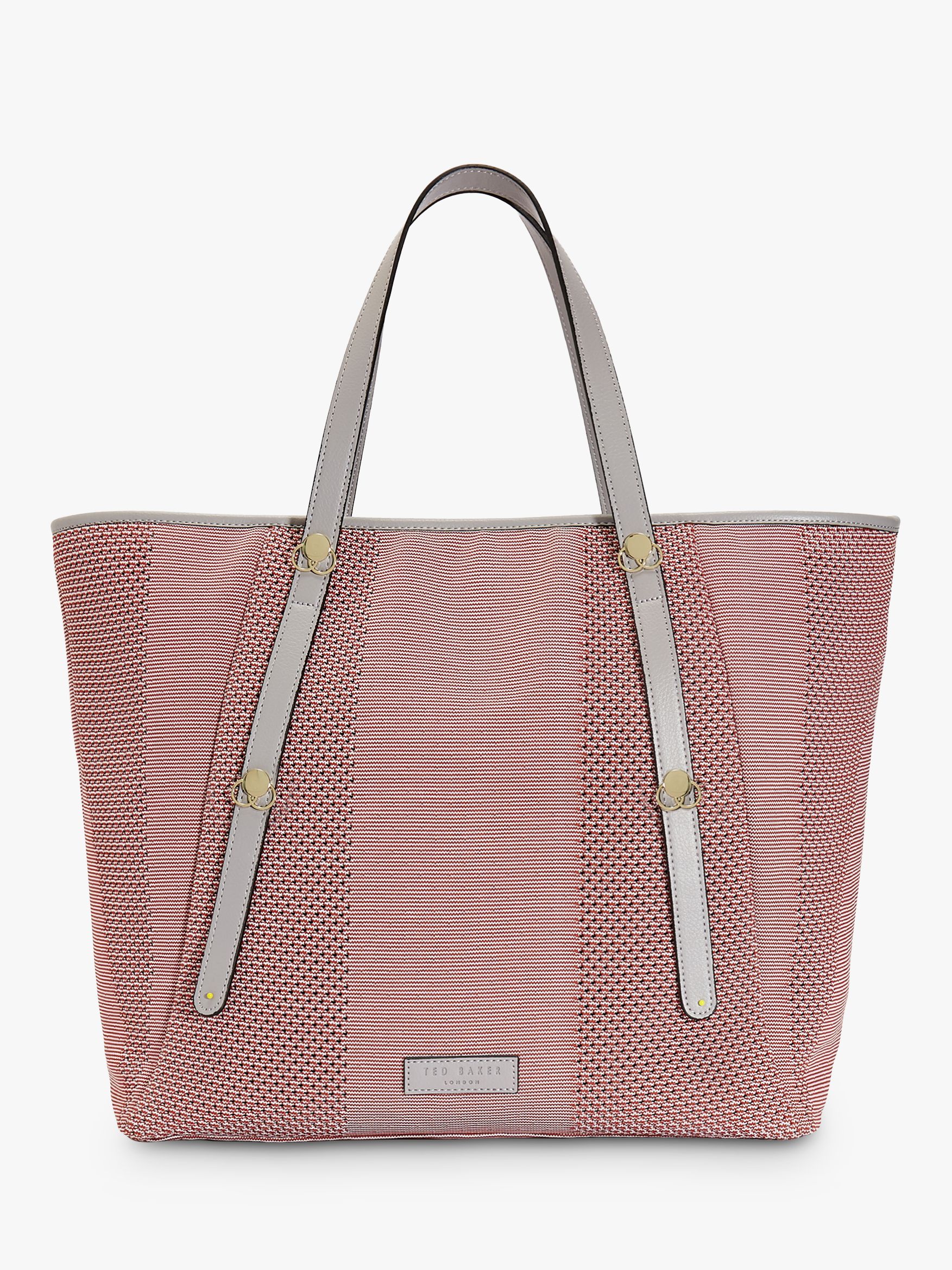 Ted Baker Octomon Woven Tote Bag, Mid Pink at John Lewis & Partners