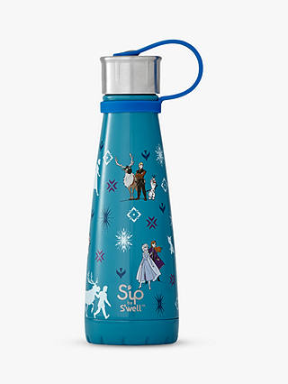 S'ip by S'well Disney Frozen Vacuum Insulated Drinks Bottle, 295ml, Blue