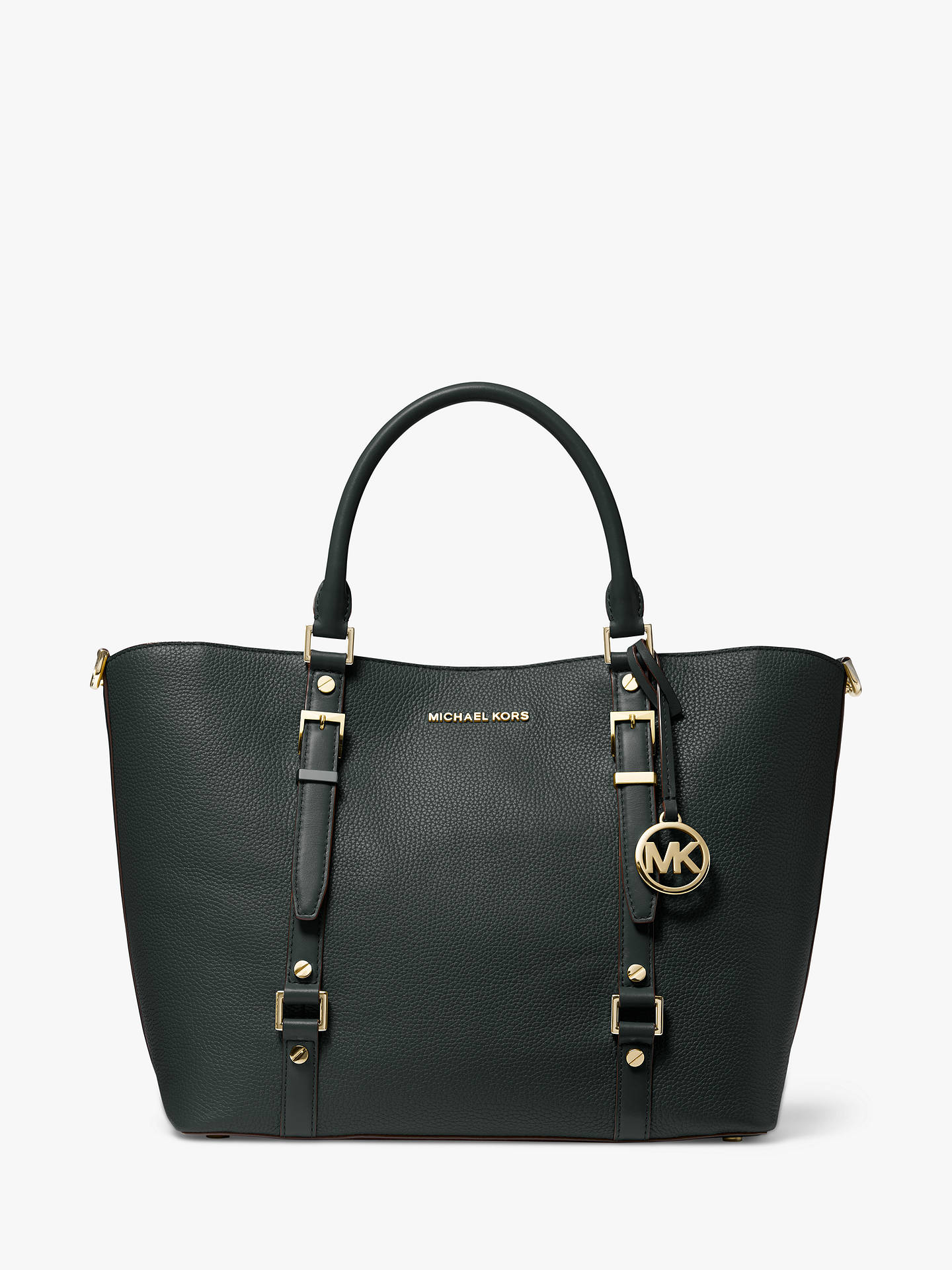 MICHAEL Michael Kors Bedford Leather Grab Bag, Dark