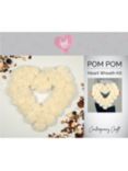Wool Couture Heart Pom Pom Wreath Craft Kit