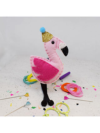 The Make Arcade Sew Your Own Felt Flamingo Craft Kit