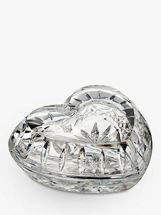 Waterford Crystal Giftology Cut Glass Heart Box