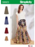 Simplicity Women's Full Skirt Sewing Pattern, 8923
