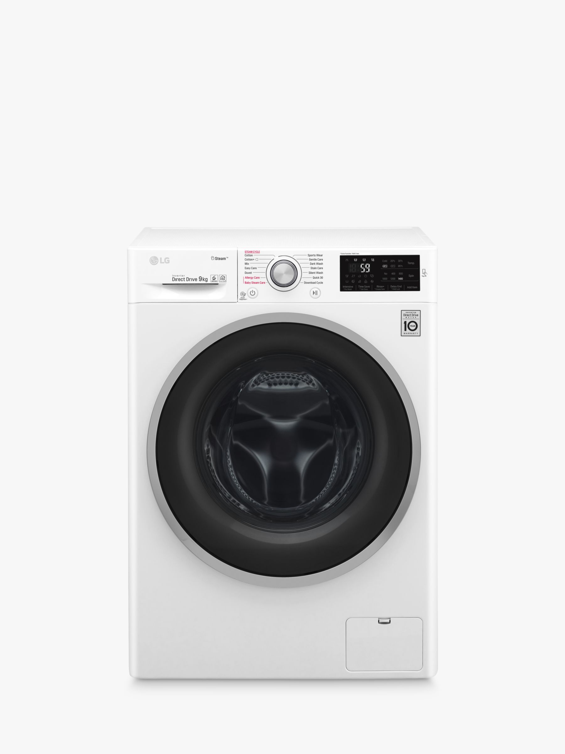 LG F4J609WS Freestanding Washing Machine review