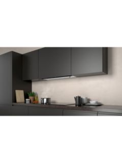 Neff D94XAF8N0B Integrated Canopy Box Cooker Hood, 90cm, Grey/Stainless Steel