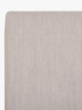 John Lewis Emily Full Depth Upholstered Headboard, Single, Cotton Effect Beige
