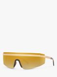 Versace VE2208 Unisex Rectangular Wrap Sunglasses