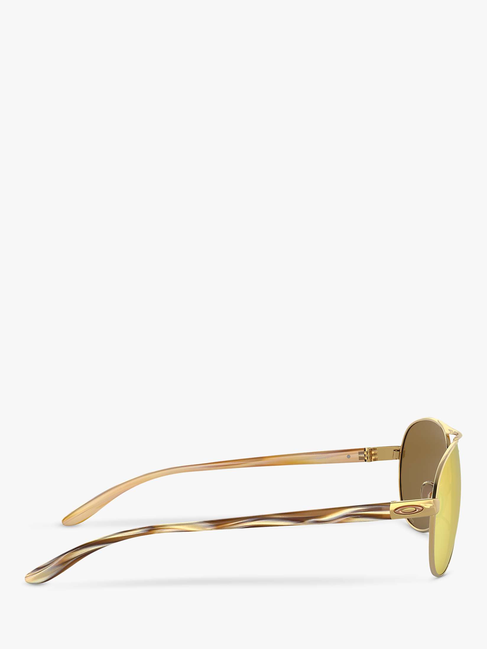Buy Oakley OO4079 Women's Feedback Polarised Aviator Sunglasses Online at johnlewis.com