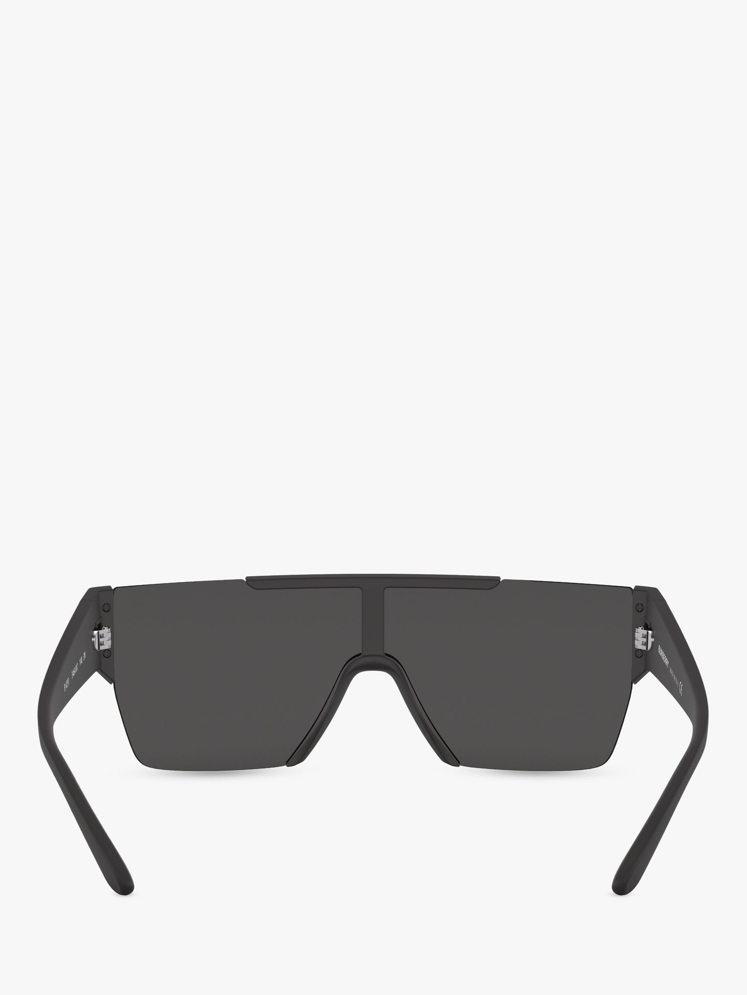 Burberry BE4291 Men's Rectangular Sunglasses, Black