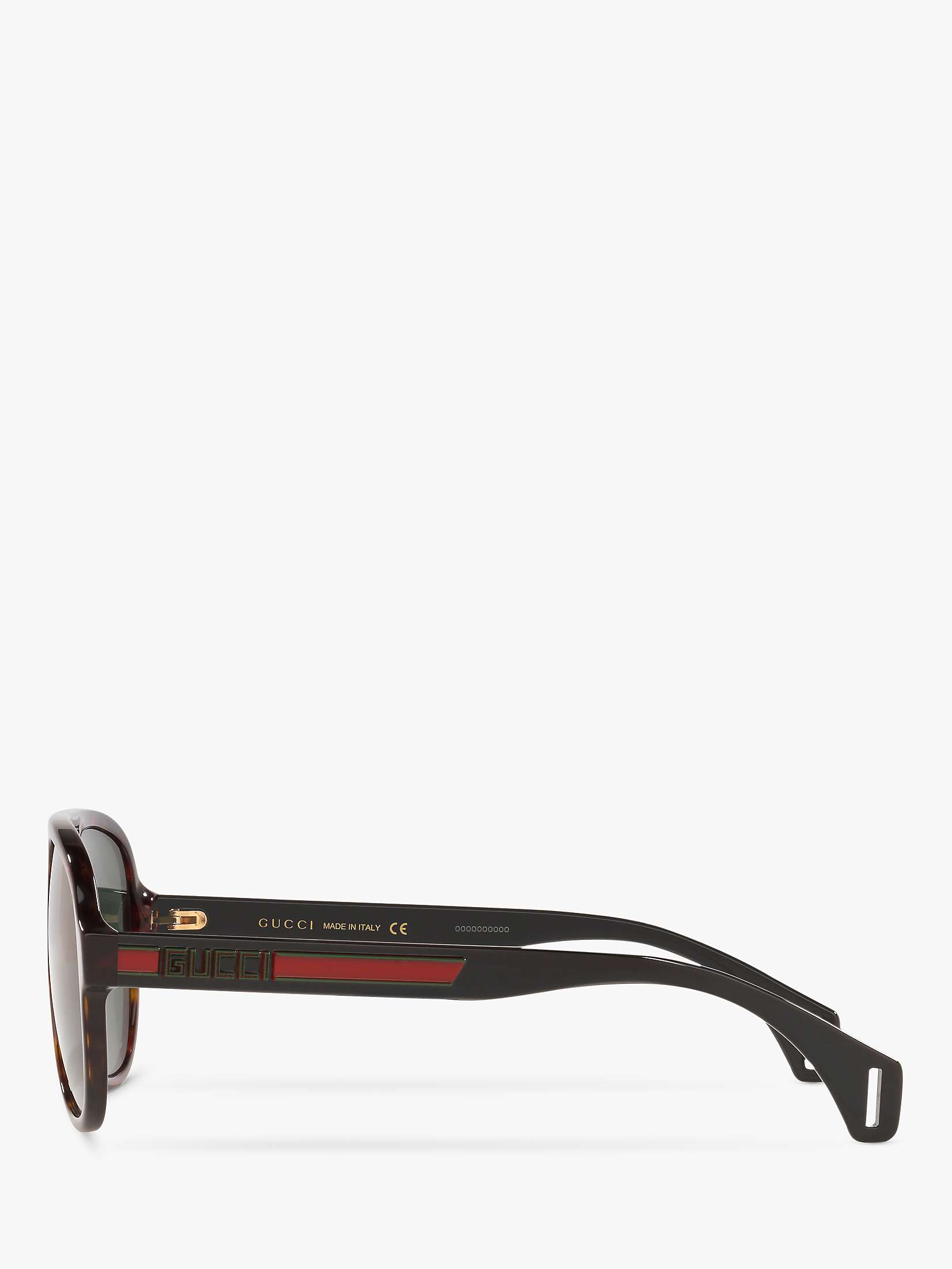 Buy Gucci GG0463S Men's Aviator Sunglasses Online at johnlewis.com