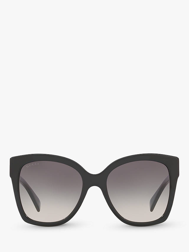Gucci GG0459S Women's Square Sunglasses, Black 