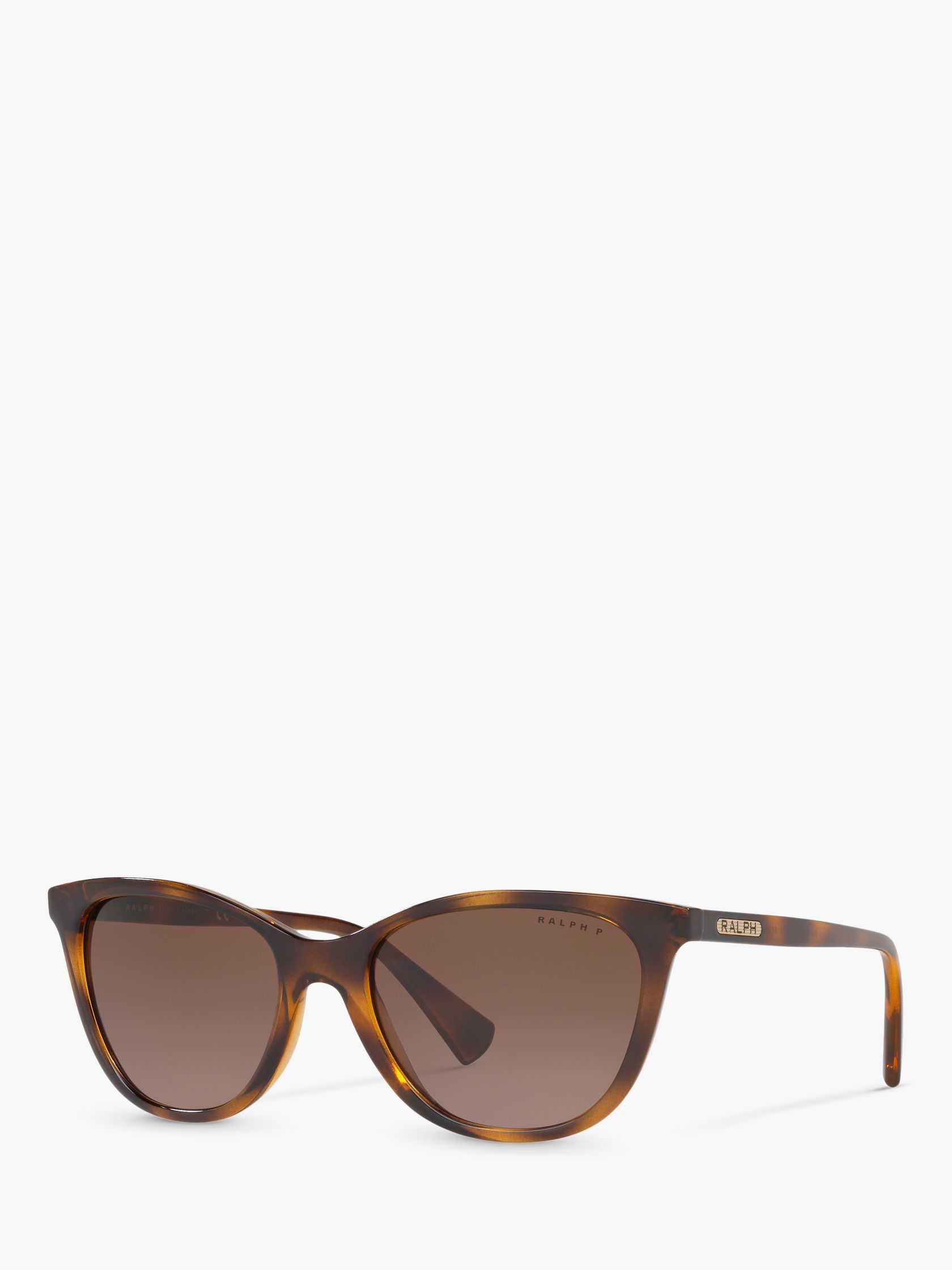 Ralph RA5259 Women's Polarised Oval Sunglasses, Tortoise/Brown Gradient at  John Lewis & Partners