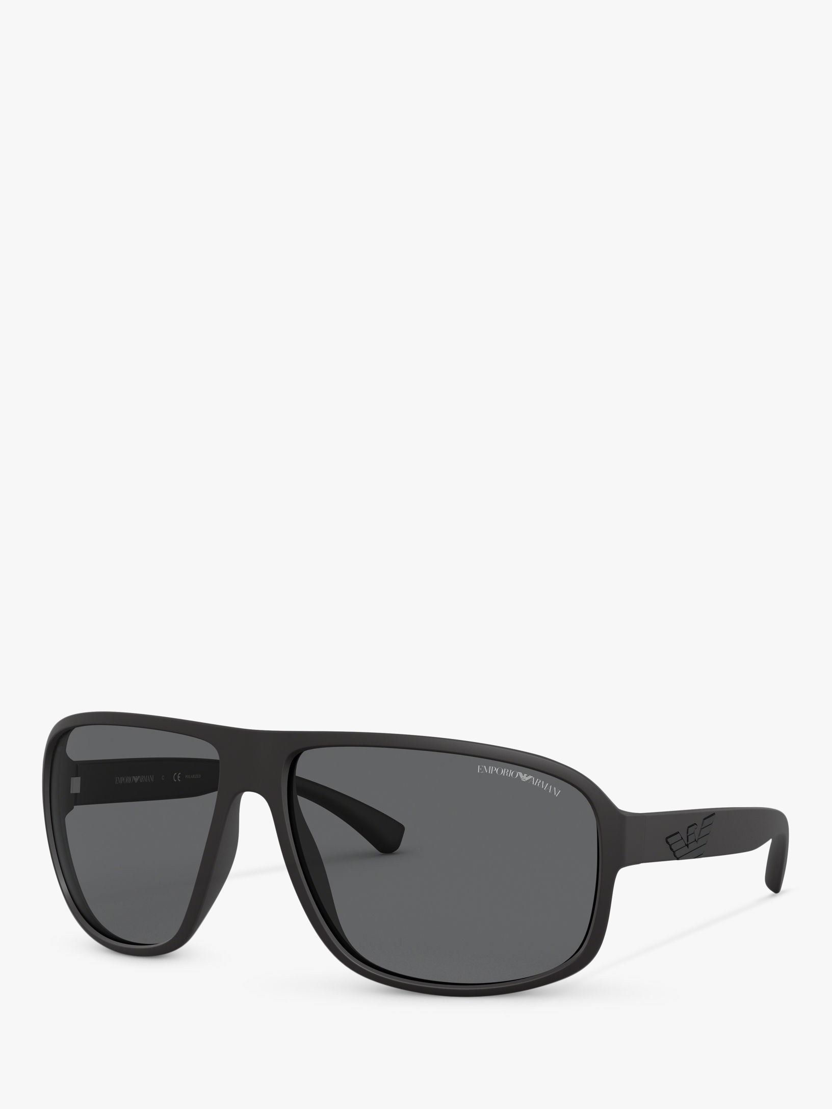 emporio armani matte black sunglasses