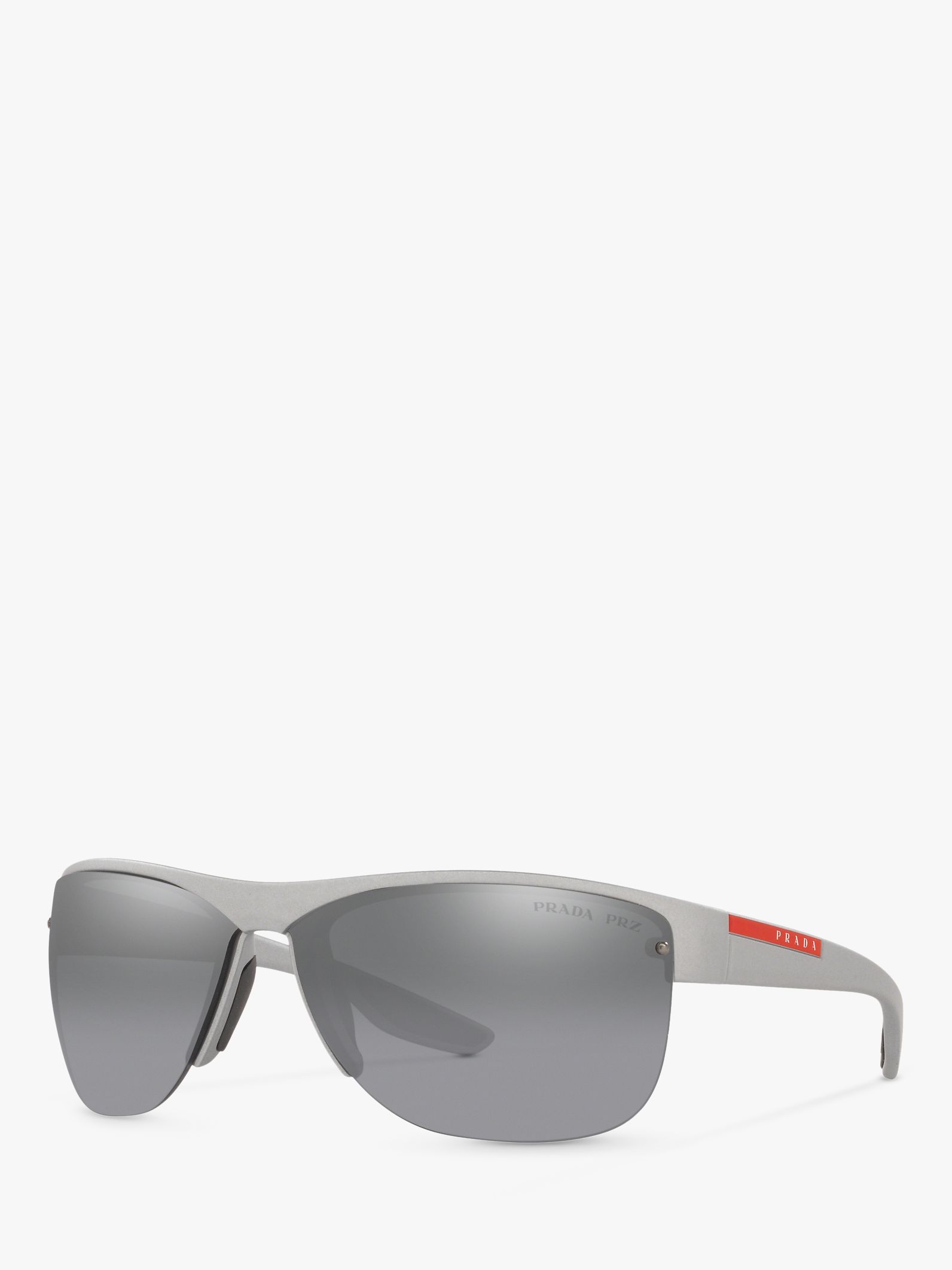 Prada Linea Rossa PS 17US Men's Active Sunglasses, Grey/Gunmetal