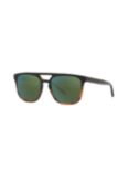 Polo Ralph Lauren PH4125 Men's Square Sunglasses, Black/Multi