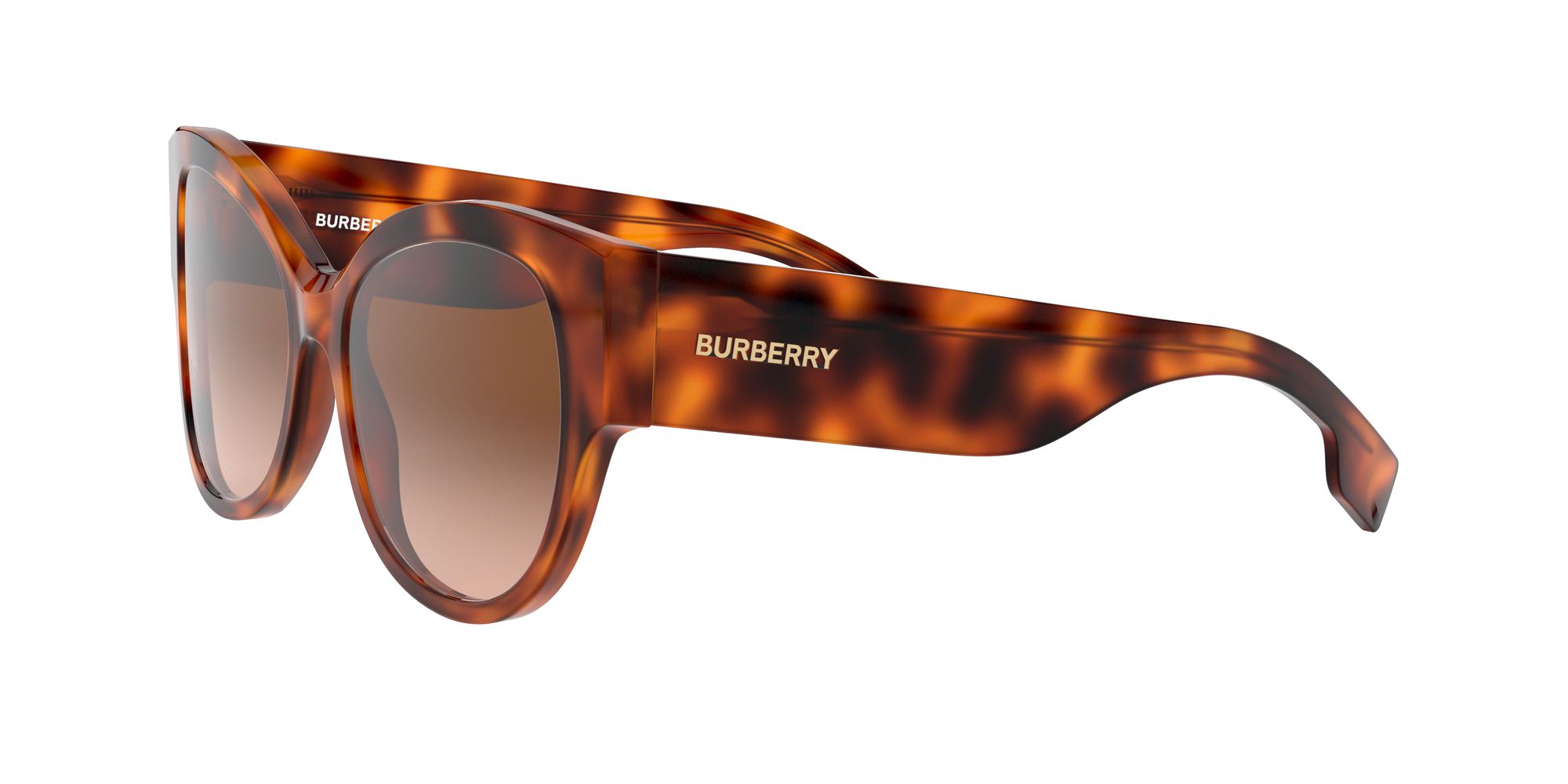 Burberry BE4294 Women's Chunky Butterfly Sunglasses, Light Tortoise/Brown  Gradient