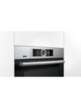 Bosch CSG656BS7B Built-in Compact Electric Oven with Steam Function, A+ Energy Rating, Grey