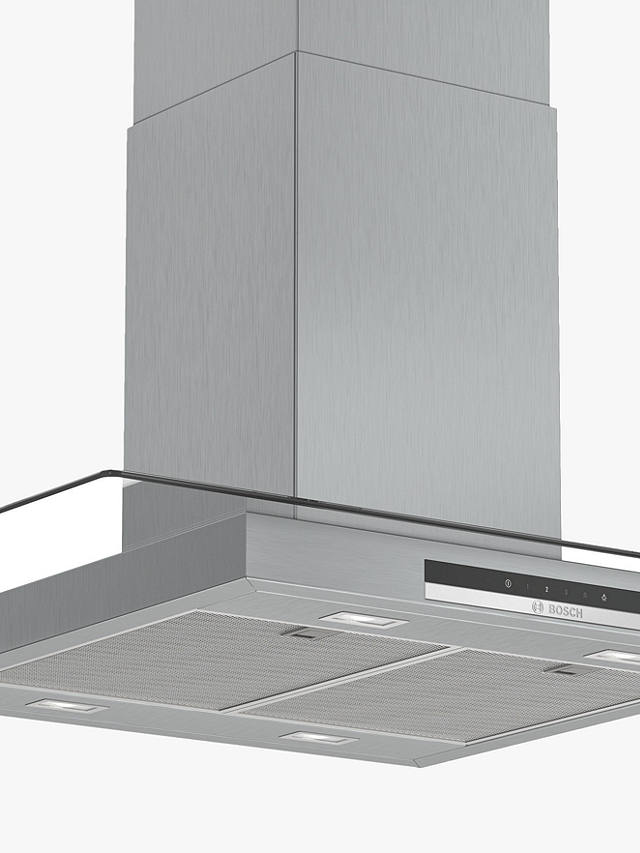 Buy Bosch Serie 4 DIG97IM50B 90cm Island Cooker Hood, A+ Energy Rating, Grey Online at johnlewis.com