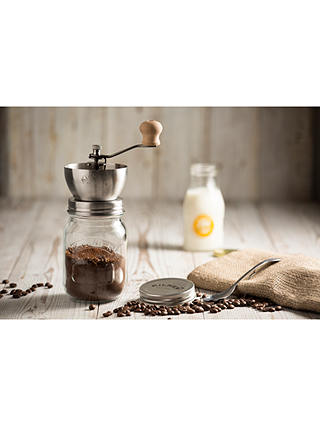 Kilner Coffee Grinder & 500ml Storage Jar Set