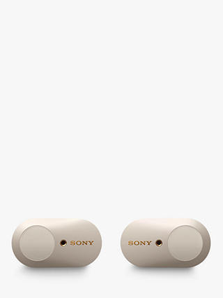 Sony WF-1000XM3 Noise Cancelling True Wireless Bluetooth NFC In-Ear Headphones with Mic/Remote, Silver