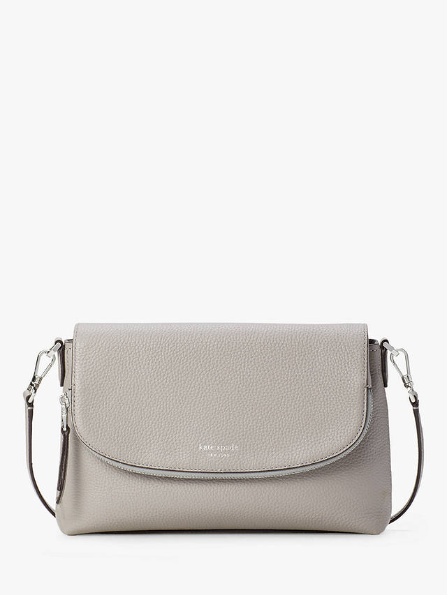 kate spade new york Polly Leather Large Flap Over Cross Body Bag at ...