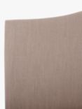 John Lewis Charlotte Full Depth Upholstered Headboard, Double, Cotton Effect Pink