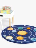 John Lewis Outer Space Rug, Dia.120cm, Blue