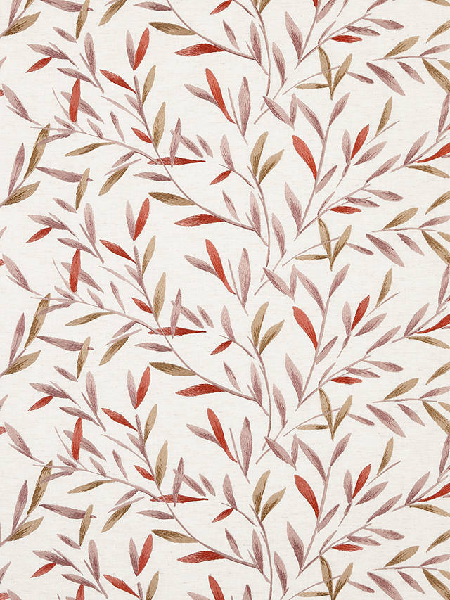 John Lewis & Partners Langley Leaf Furnishing Fabric, Rosehip