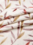 John Lewis Langley Leaf Furnishing Fabric, Rosehip