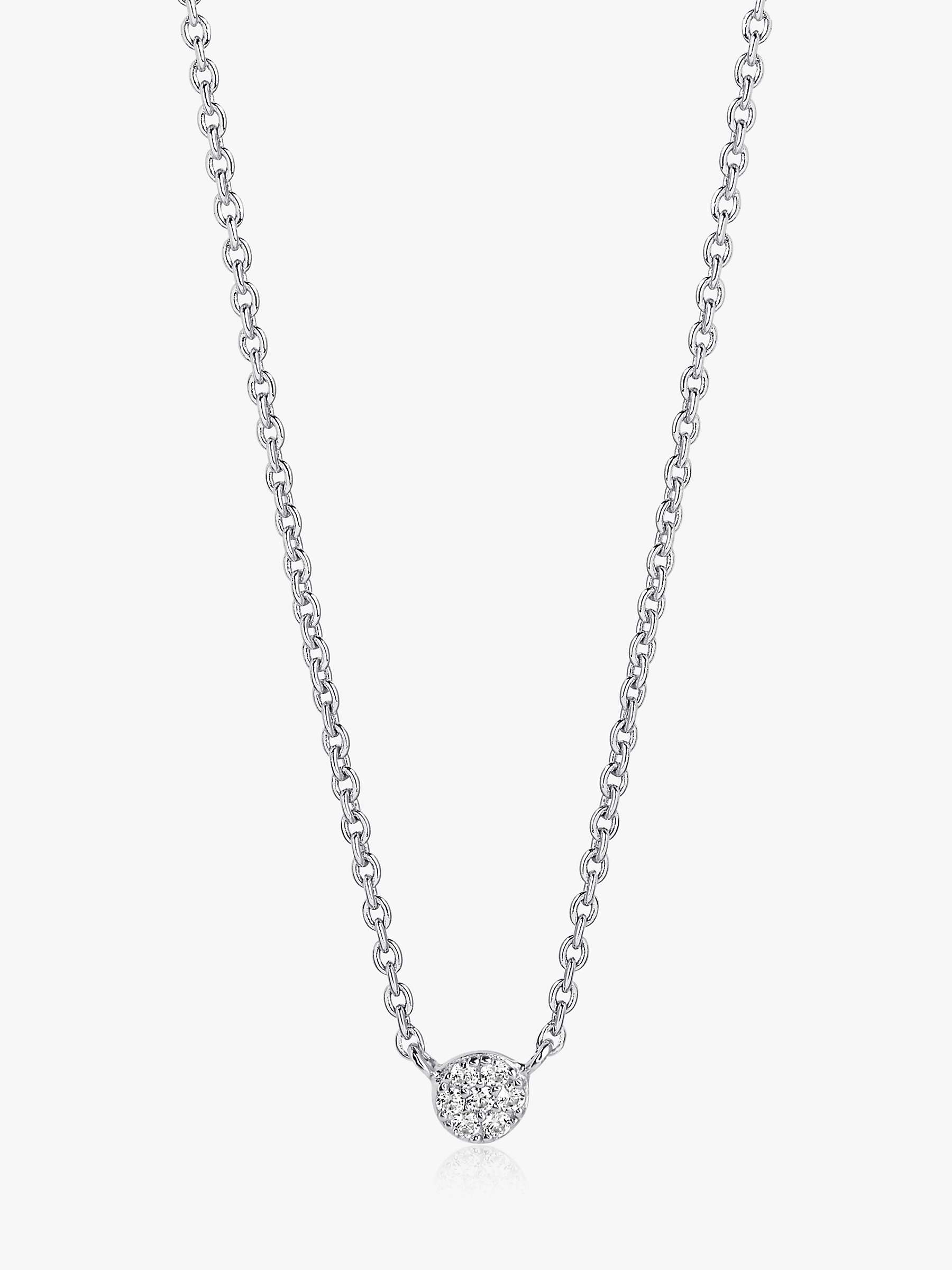 Buy Sif Jakobs Jewellery Small Cubic Zirconia Pendant Necklace Online at johnlewis.com