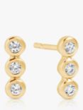 Sif Jakobs Jewellery Triple Cubic Zirconia Drop Earrings