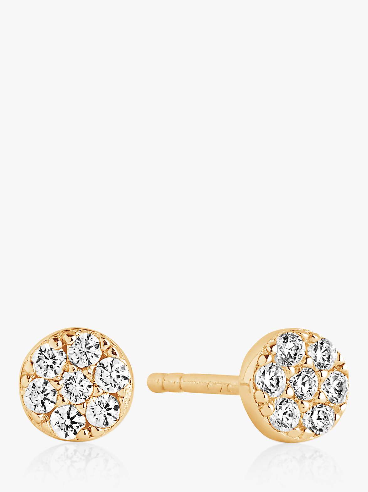 Buy Sif Jakobs Jewellery Cubic Zirconia Small Round Stud Earrings Online at johnlewis.com