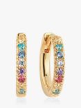 Sif Jakobs Jewellery Ellera Medio Medium Cubic Zirconia Hoop Earrings