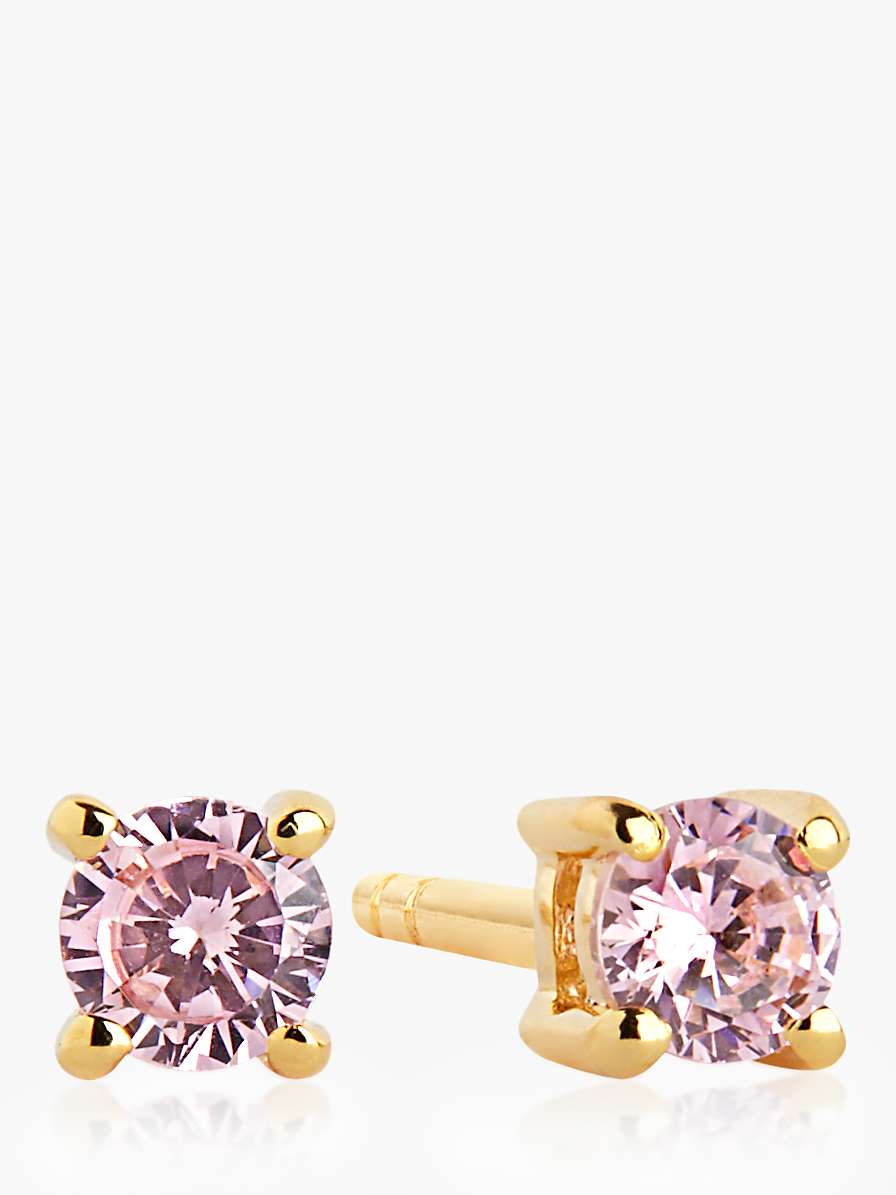 Buy Sif Jakobs Jewellery Princess Piccolo Solitaire Cubic Zirconia Round Stud Earrings Online at johnlewis.com
