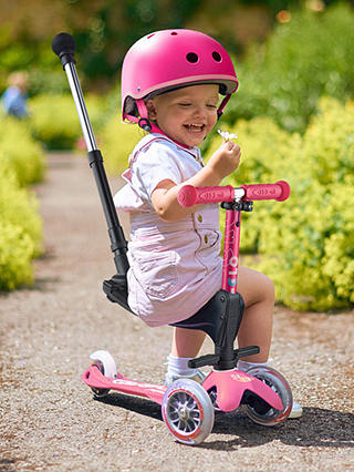 Micro Scooters Mini 3in1 Deluxe Ride On Scooter, Pink